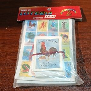Mini Mini Cobra Loteria Mini Card Game - Multicolor